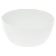 Biela dizajnová misa Vila Snow s priemerom 30 cm a výškou 13,5 cm.