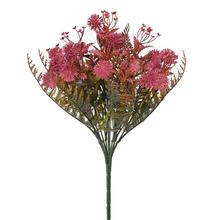 Umelé kvety Echinops zeleno-ružová 38cm