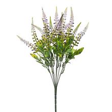 Umelé kvety Zeleň Veronika zeleno-fialová 40cm