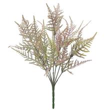 Umelý zápich paprade v ružovej farbe, 37 cm.