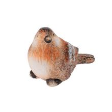 Hnedý keramický vtáčik