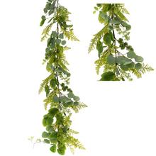 Girlanda z eukalyptu a papradia, dĺžka 150 cm.