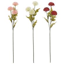 Umelé kvety Dália trsová mix, 3 kusy, 64 cm