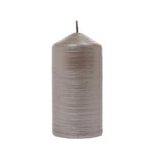 Sviečka DRAPANA VAL.60/120 v šampanskom odtieni.