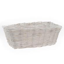 Biely prútený obal