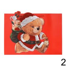 Darčeková taška s motívom medvedíka na Vianoce.