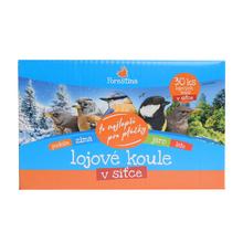 Krmítko - Lojová guľa v sieťke v krabici 30x90g