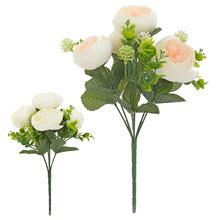 Kytica pivónia s eukalyptom, mix farieb, 31 cm.