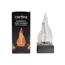 Diódová sviečka s plameňom XL