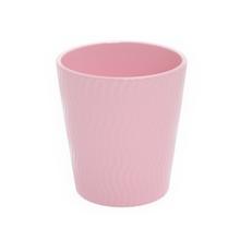 Ružový obal na orchideu s vlnkovým vzorom.