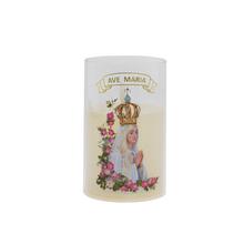 Náhrobné LED svetlo s motívom Ave Maria.