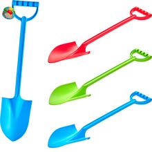 Sada lopát v rôznych farbách.