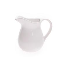 Biela keramická váza džbán