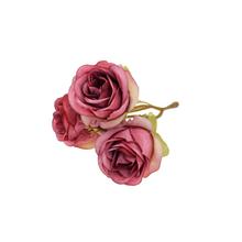 Umelé kvety - fialové ruže, balenie 24 ks.