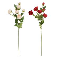 Umelé kvety pivónie v mixe farieb.