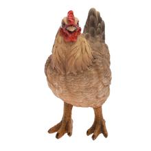 Hnedo-béžová sliepka