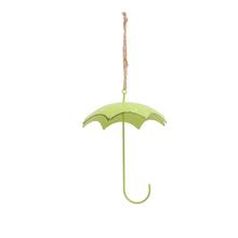 Zelený kovový závesný dáždnik