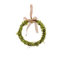 Zeleno-žltý veniec na zavesenie.