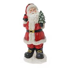 Keramický Santa Claus so stromčekom
