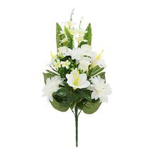 Kytica z umelých kvetov s mixom dalí, magnólií a orchideí.