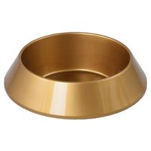 Misa v čiernej a zlatej farbe, výška 30 cm.