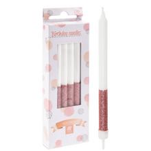 Modré sviečky na party, 12 kusov.