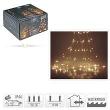 LED svetielka AX8702520 s 200 teplými bielymi LED diódami a adaptérom.