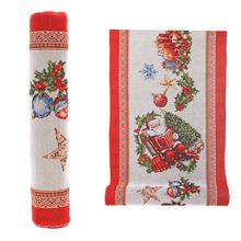Vianočná stuhy s textilným vzorom