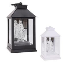 LED lucerna Mária biela a čierna