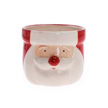 Obal s Mikulášom, keramický kvetináč