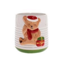 Obal s postavičkou medvedíka vianočný