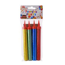 PEVNÁ CENA! PÁRTY FONTÁNA 120MM MIX FARBA S/4