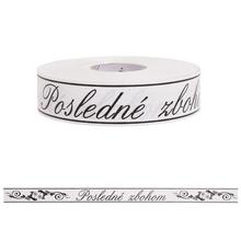 STUHA smútočná 3cm/100y bielo/čierna