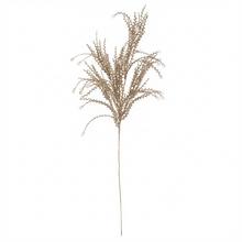Dekoračný konár trávy so šampanskými kryštálikmi, 75 cm