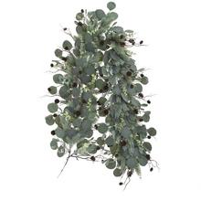Girlanda s čečinou, eukalyptom a šiškami, 150 cm