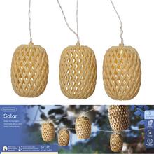 Solárne reťazové svetielka z plastu