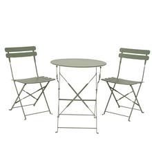 Záhradná súprava stola a stoličiek v mäte