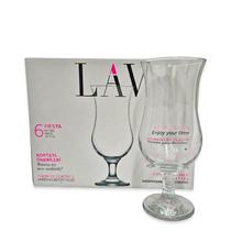 Sada 6 sklenených pohárov na koktejl 460ml.