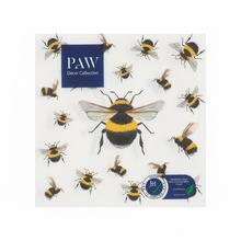 Servítky s motívom tancujúcich včiel, 33x33 cm, 20 ks.