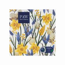 Servítky s motívom muscari a narcisov, 33x33 cm, 20 ks, 3 vrstvy.