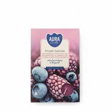 Voňavé čajové sviečky s mrazom jahôd.