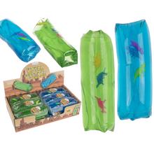 Vodný vrták s dinosaurami v rôznych farbách.