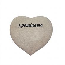 Srdce s nápisom Spomíname