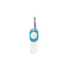 LED lampa na klipe v modrej farbe