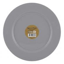 Sivý tanier s priemerom 23,5 cm