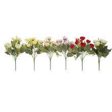 Umelé kvety ranunculus v mixe, 6 kusov, 29 cm.
