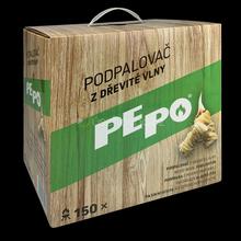 PE-PO podpaľovač z drev.vlny 150 ks