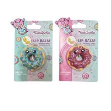 Balzám Donut kľúčenka v dvoch príchutiach.
